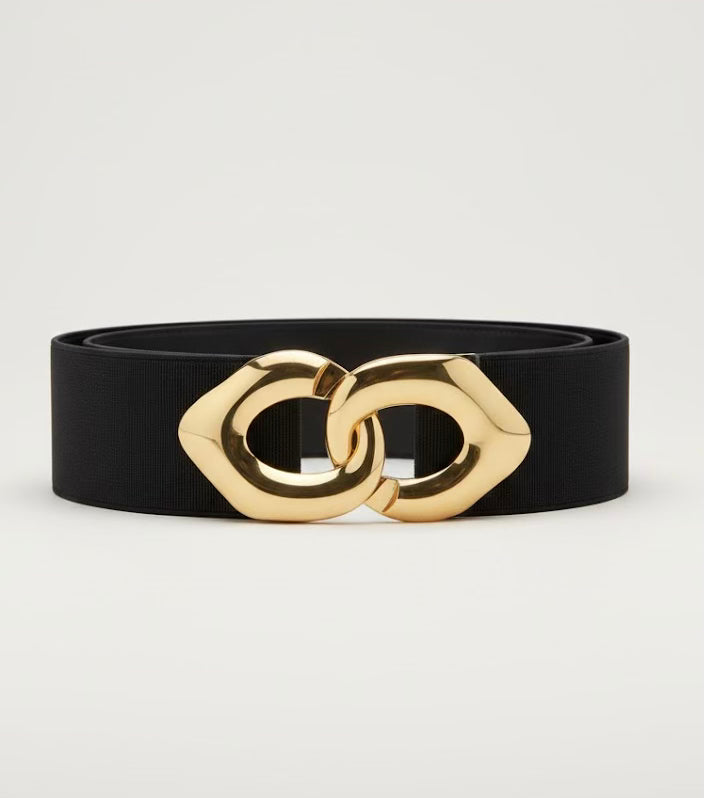 Black wide belt