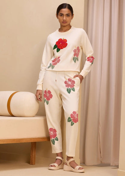 Hibiscus iCotton Tapered Pants Alonge