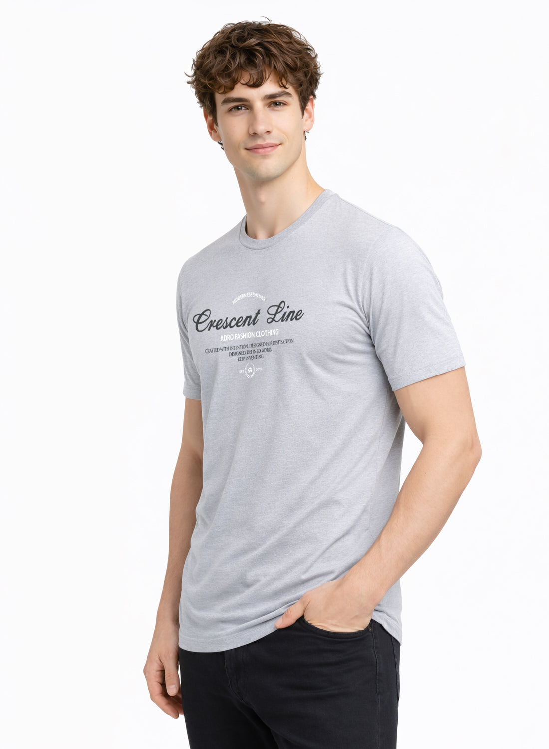 Adro Mens Graphic Printed 100% Cotton T-Shirt | Regular Fit | Printed T-Shirts for Men | Summer Stylish Mens Printed T shirt