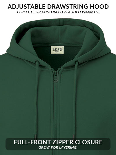 Men’s Regular Fit Zip-Up Hoodie