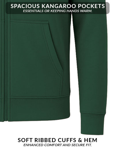 Men’s Regular Fit Zip-Up Hoodie