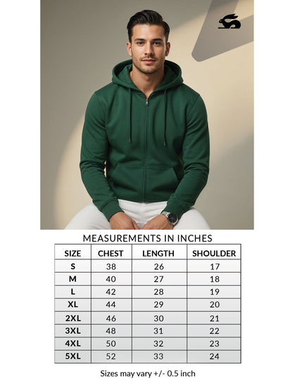 Men’s Regular Fit Zip-Up Hoodie