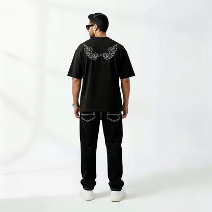 Charcoal Wing Tee — Stylera India