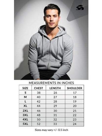 Men’s Regular Fit Zip-Up Hoodie