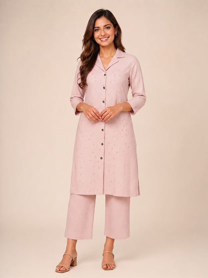 Barara Women’s Minimalist Longline Kurta Set