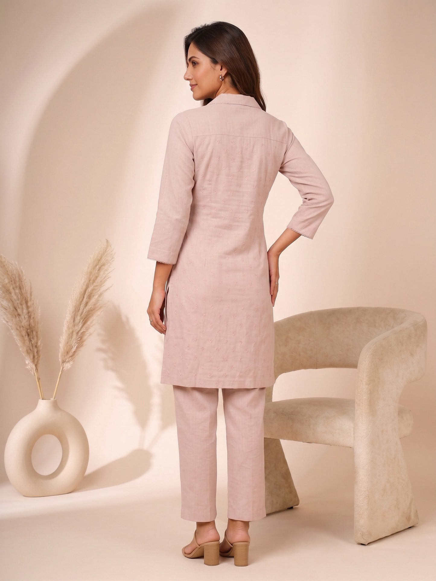 Barara Women’s Minimalist Longline Kurta Set