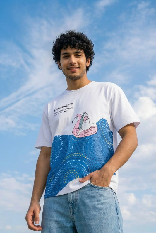 Lost At Sea By Van Gogh Oversized T-Shirt