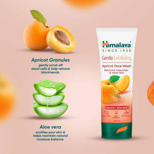 Himalaya Gentle Exfoliating Apricot Face Wash 100 ml