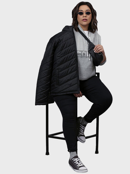 Grey Casual Hoodie