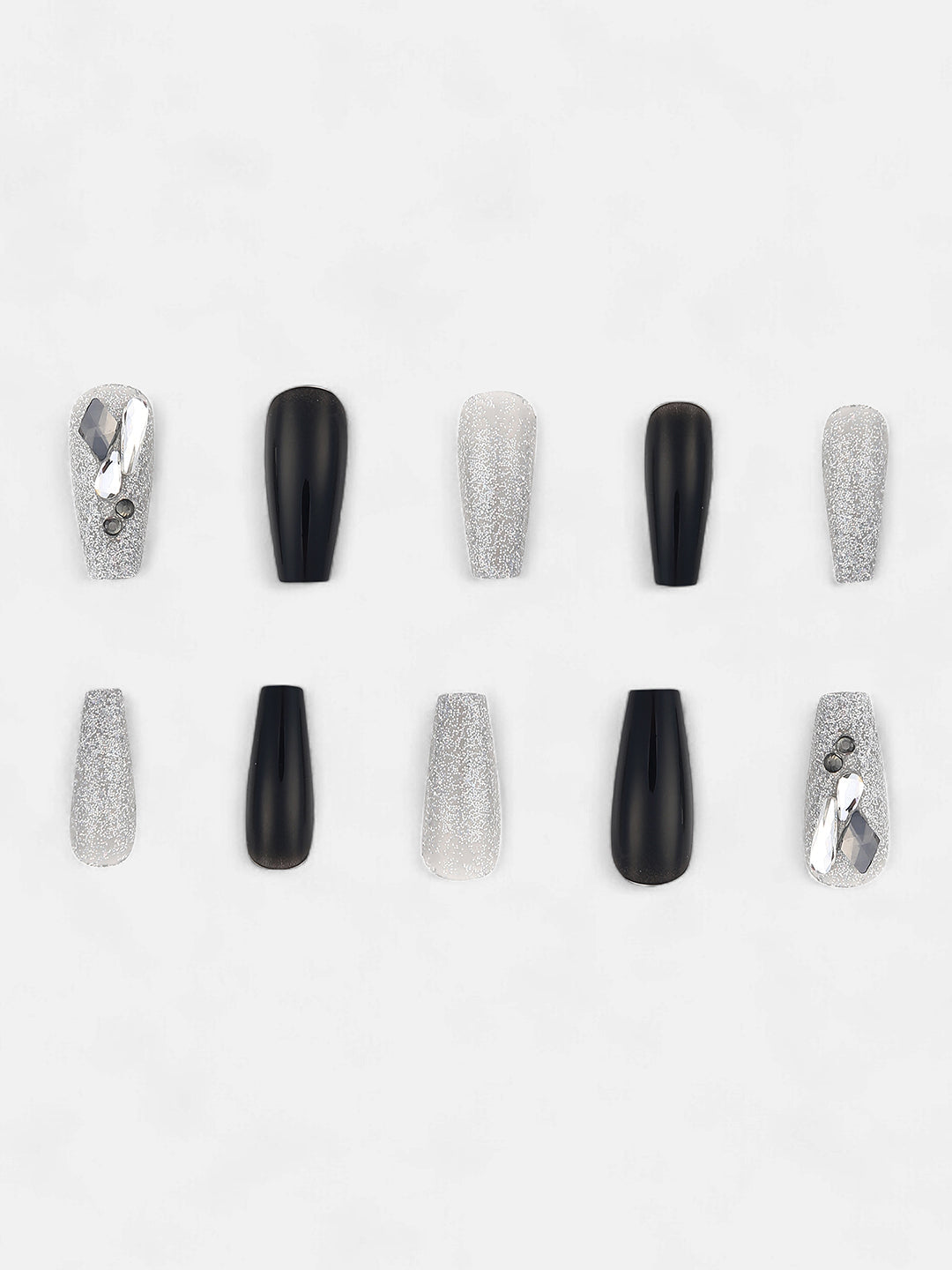 The Frost Press-On Nails - Moon Grey