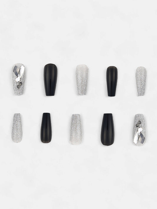 The Frost Press-On Nails - Moon Grey