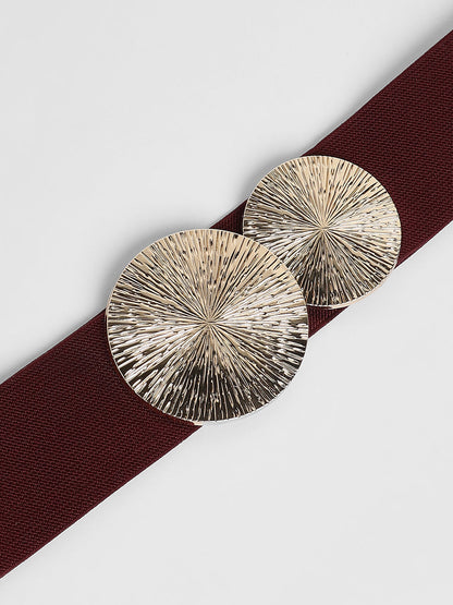 The Lilypad Elastic Belt - Mocha Brown