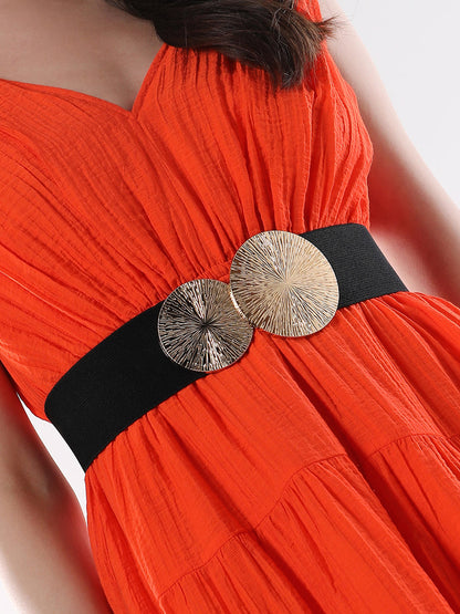 The Lilypad Elastic Belt - Raven Black