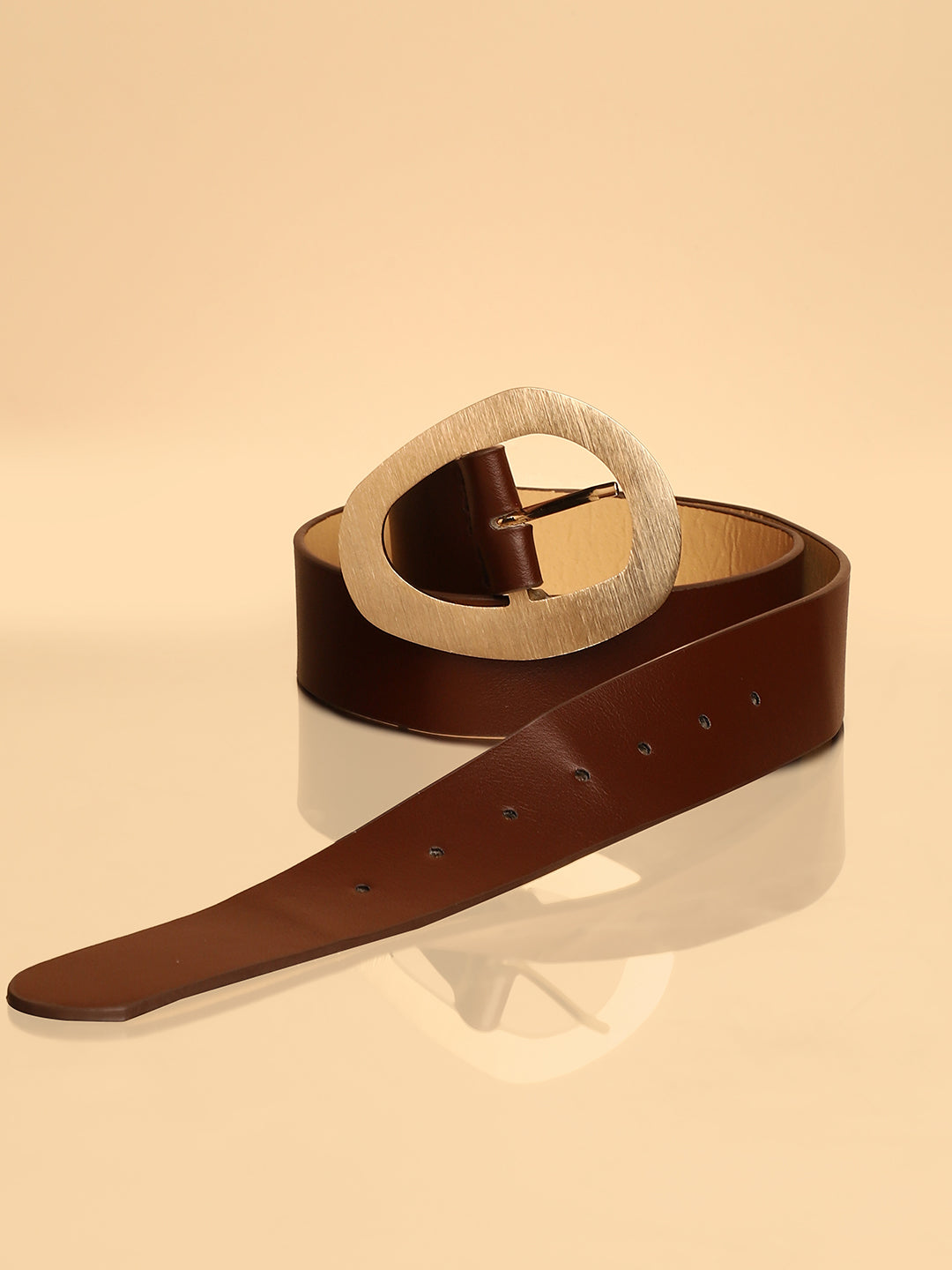 The Cauldron Buckle Belt - Chocolate Brown