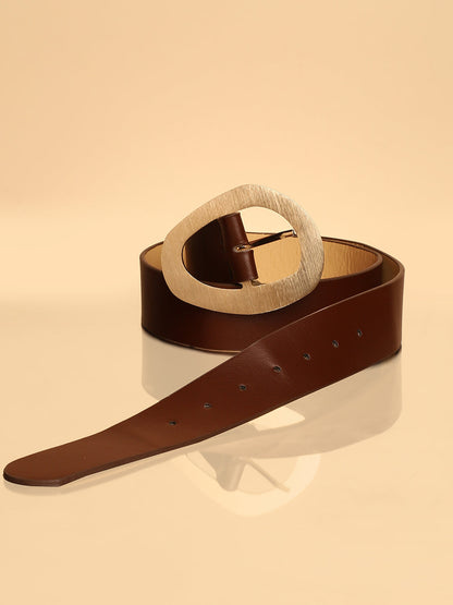 The Cauldron Buckle Belt - Chocolate Brown