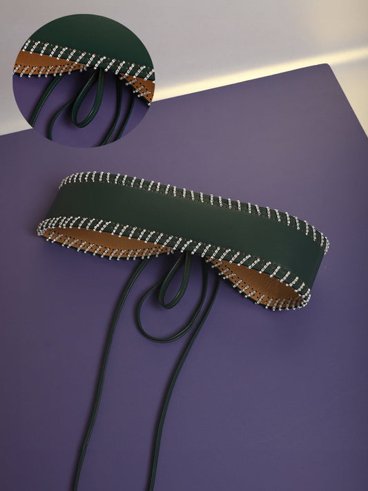 The Mariner Tie-Up Belt - Pine Green