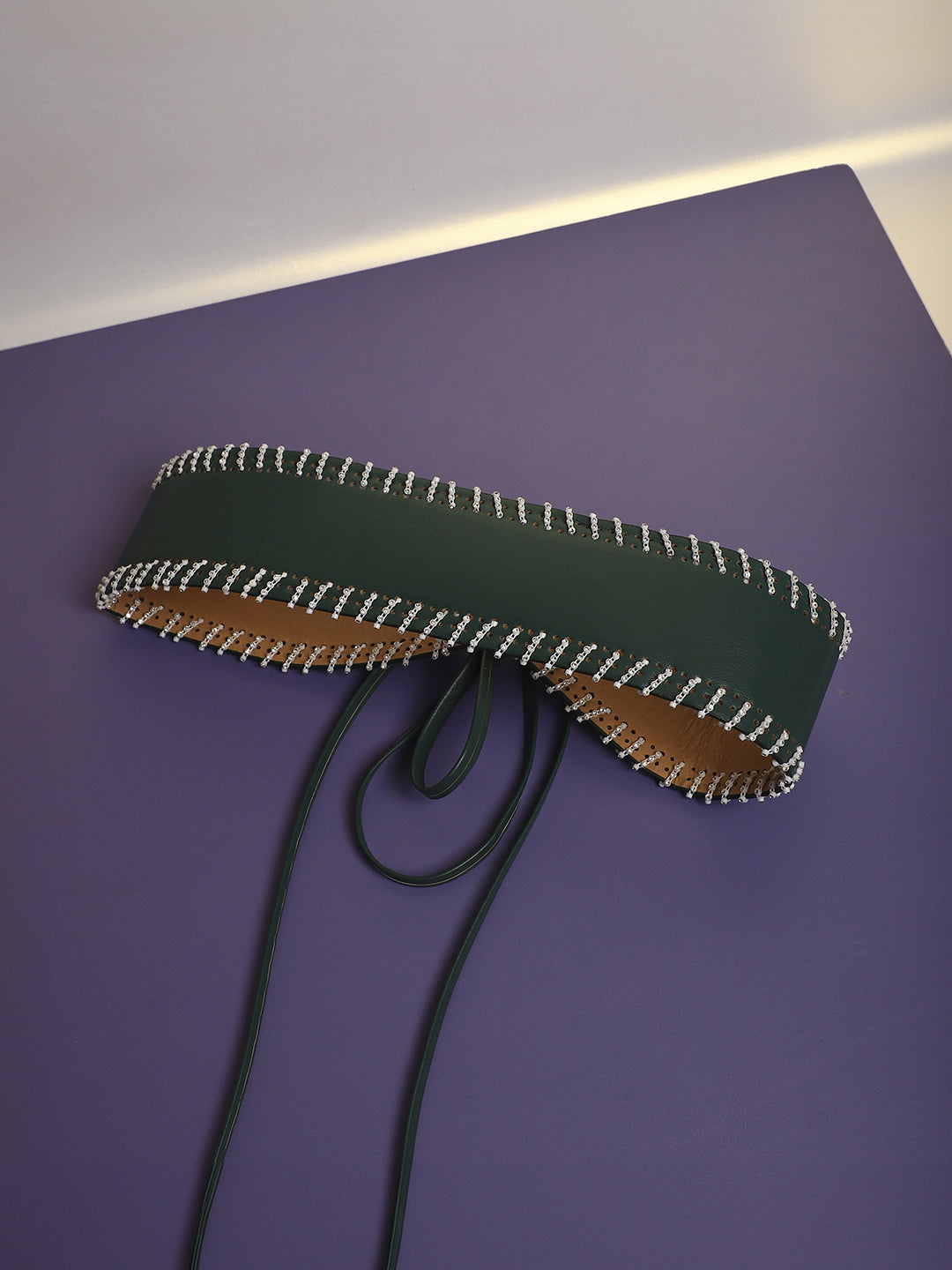 The Mariner Tie-Up Belt - Pine Green