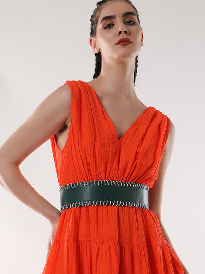 The Mariner Tie-Up Belt - Pine Green