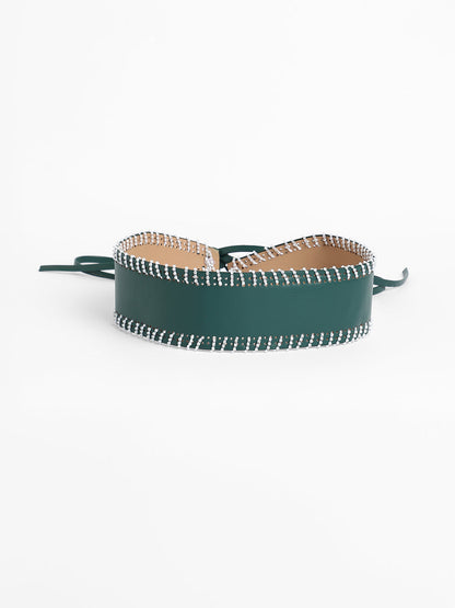The Mariner Tie-Up Belt - Pine Green
