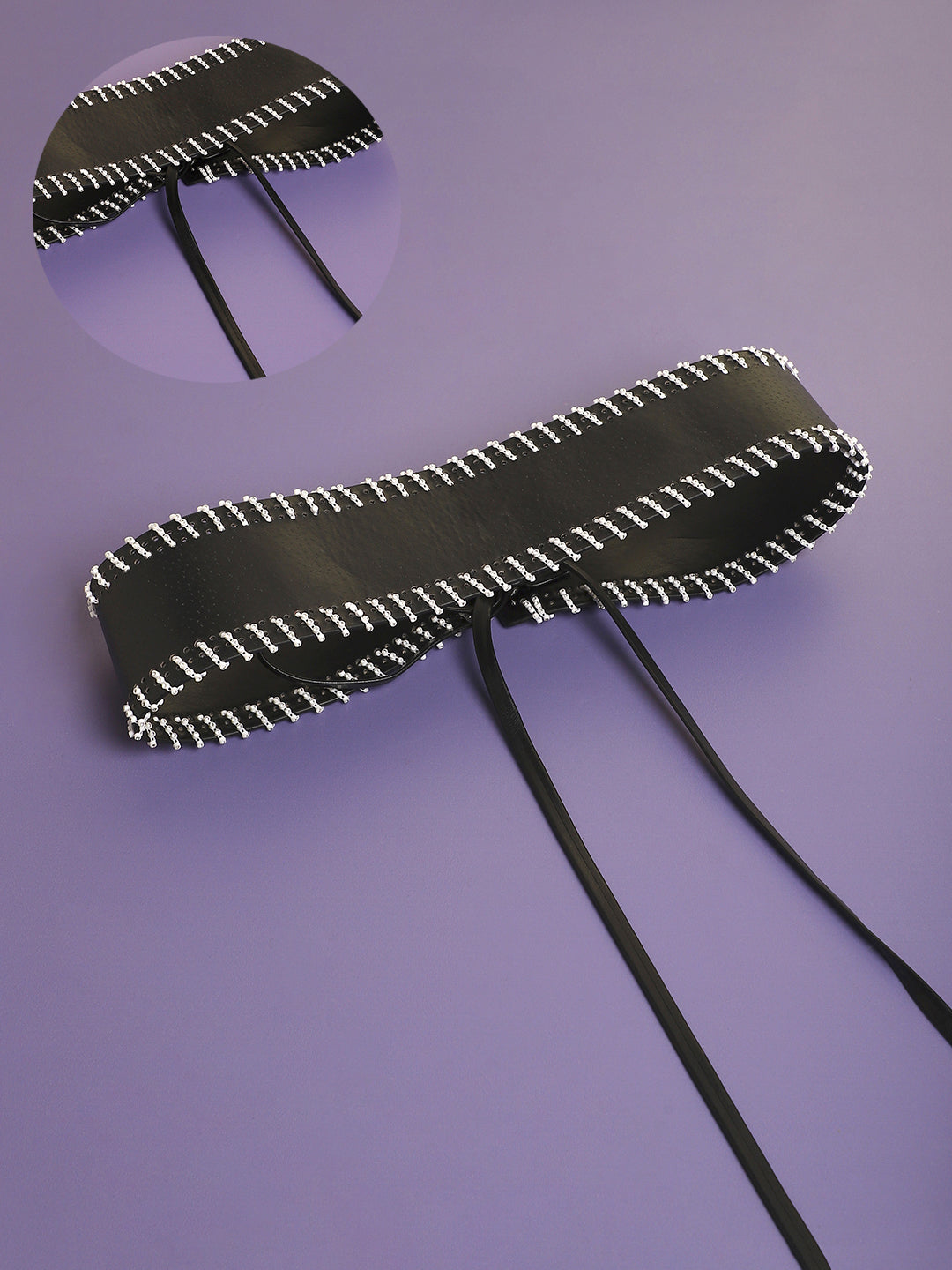 The Mariner Tie-Up Belt - Raven Black