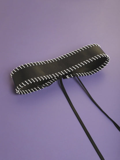 The Mariner Tie-Up Belt - Raven Black