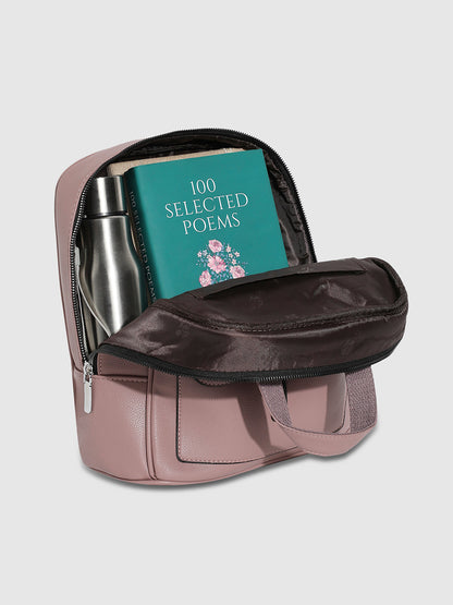 Top Handle Backpack - Nude Pink