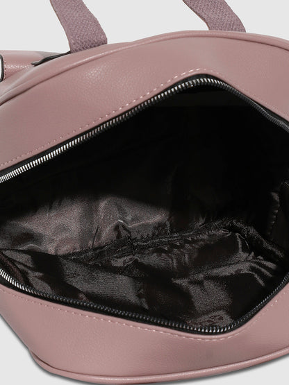 Top Handle Backpack - Nude Pink