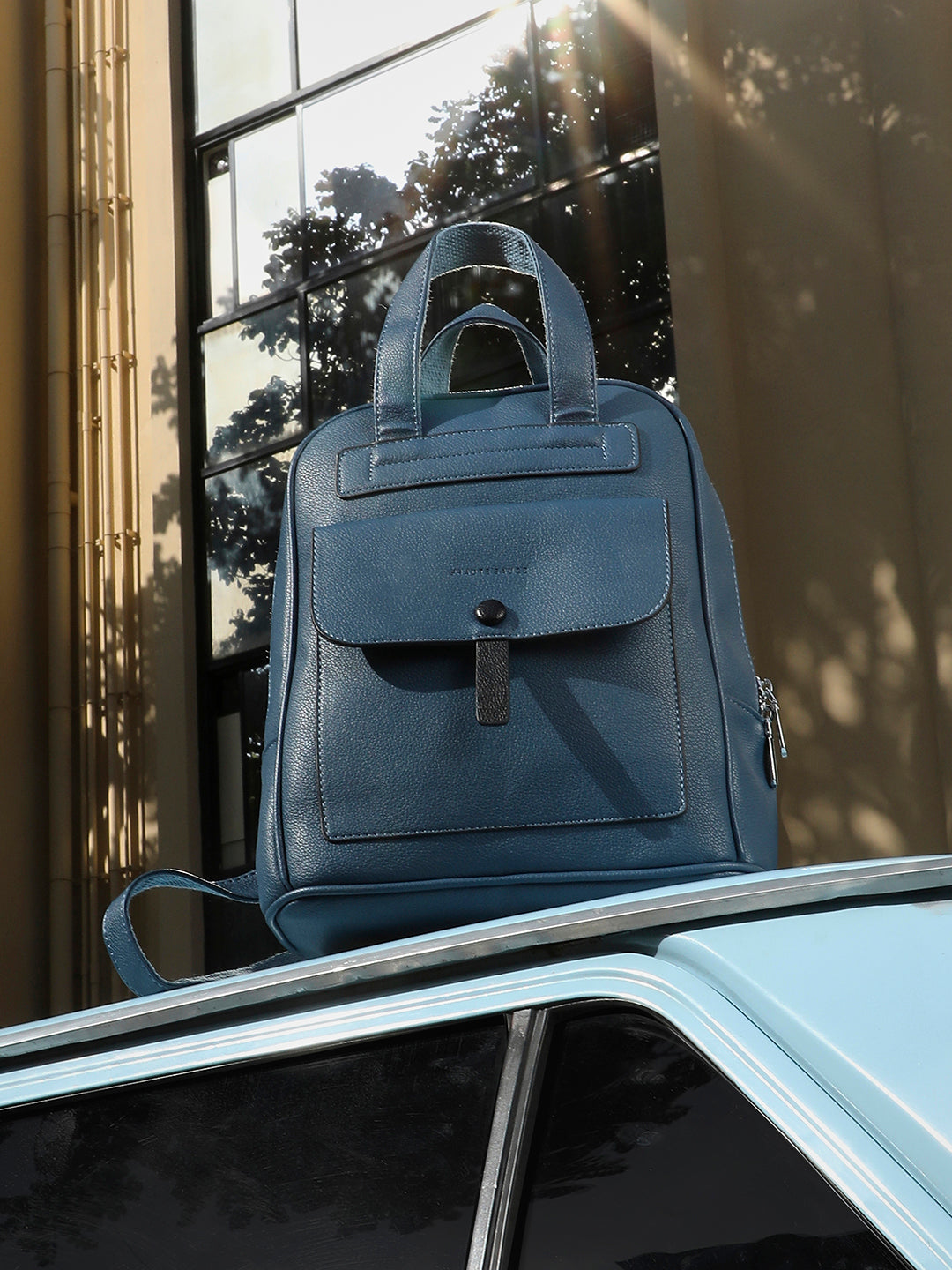 Top Handle Backpack - Indigo Blue