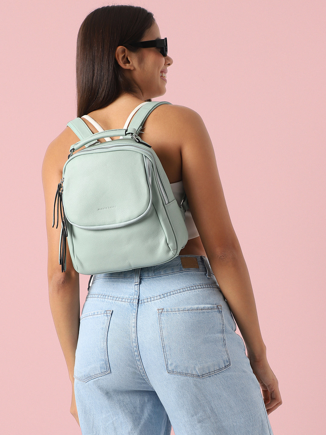 City Mini Backpack - Mint Green