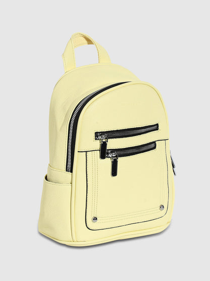 Utility Mini Backpack - Light Yellow