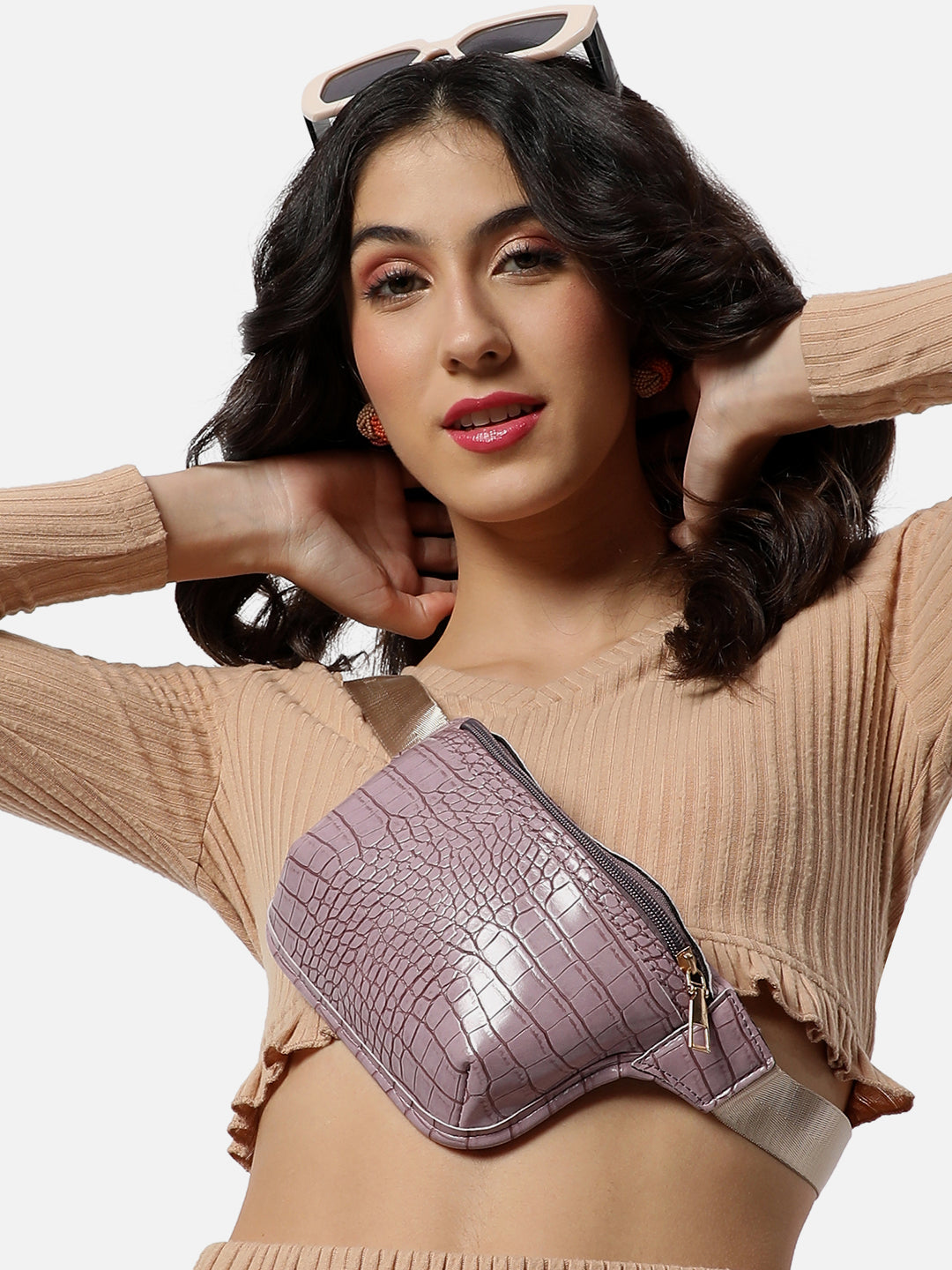 Crocochic Purple Waist Bag