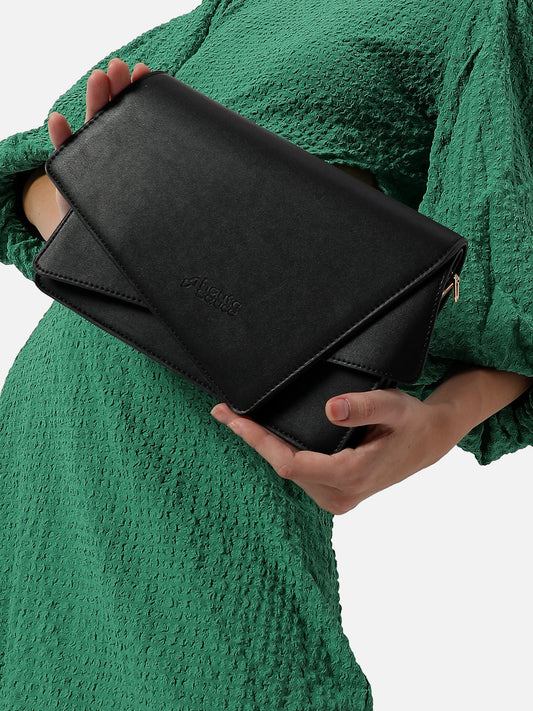 Quirky Line Clutch