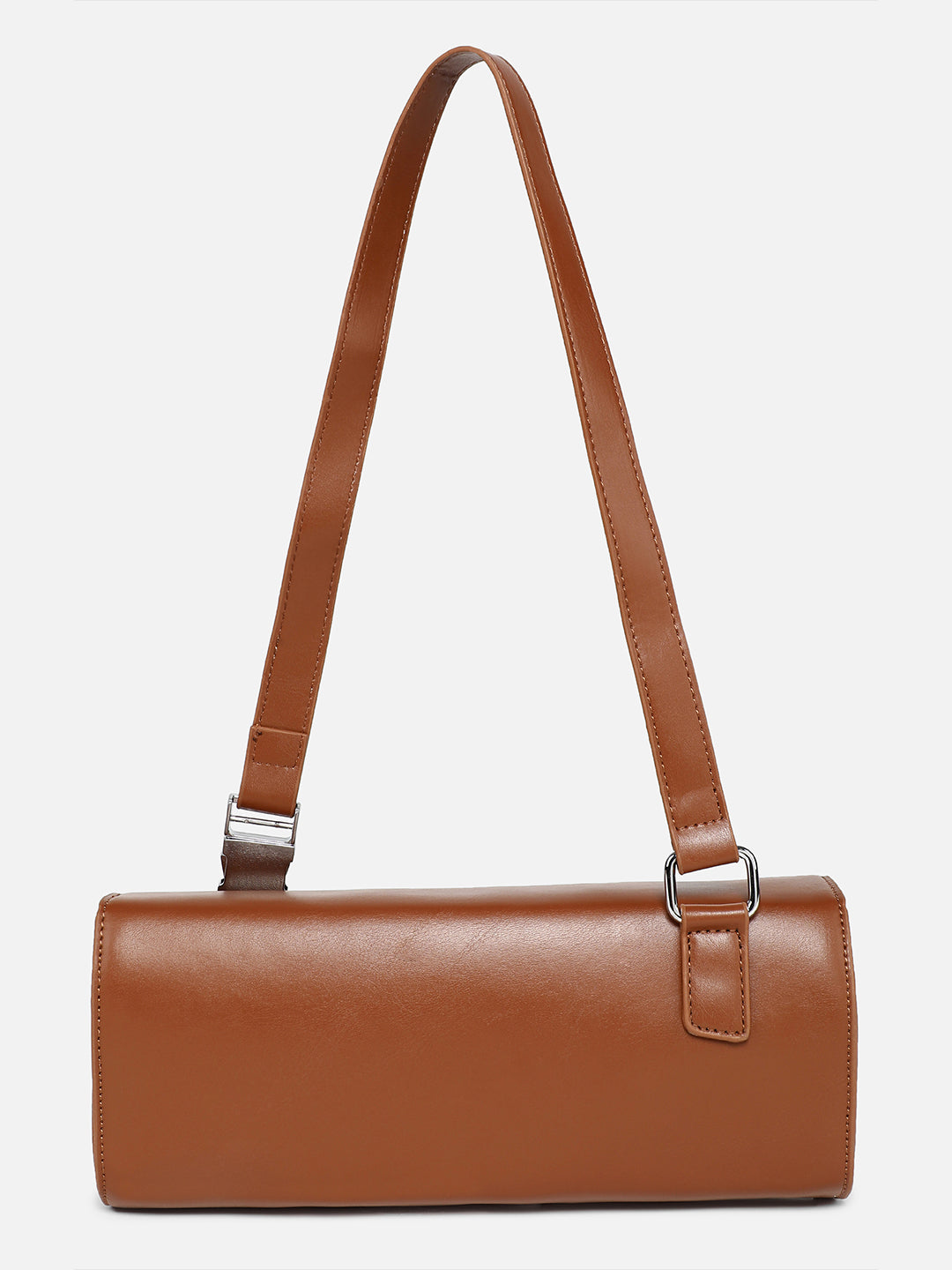 Brown Rectangular Handbag