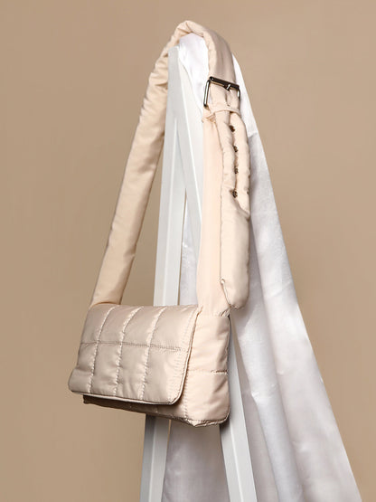 Freda Beige Cross Body Bag