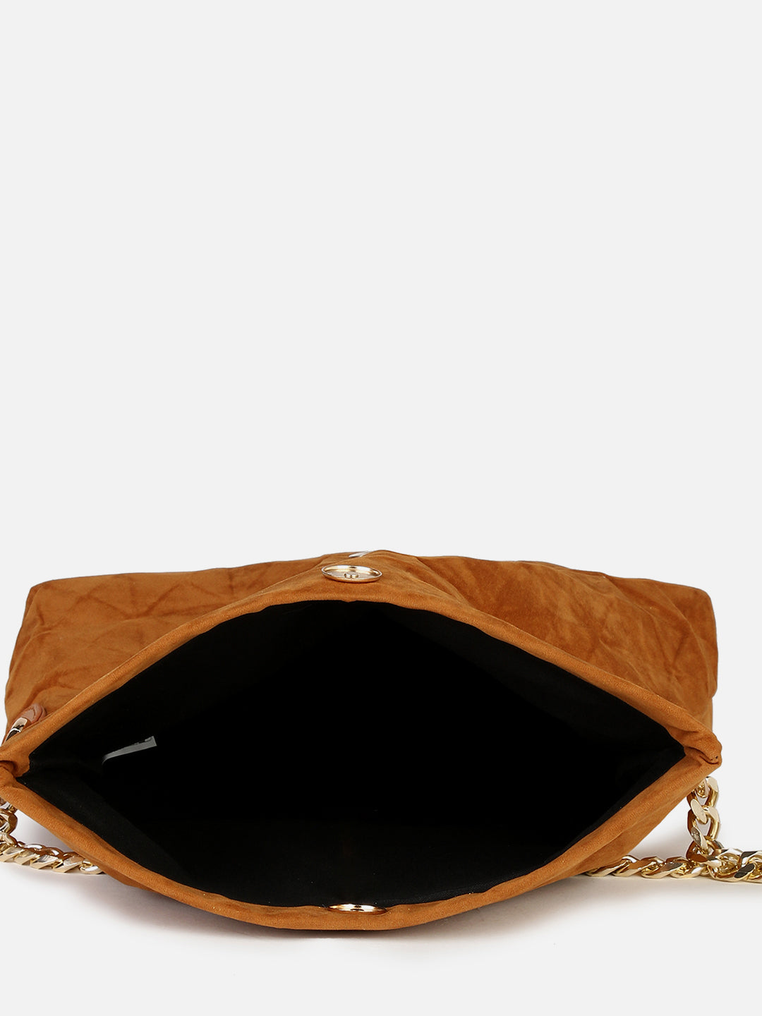 Almond Allure Brown Handbag
