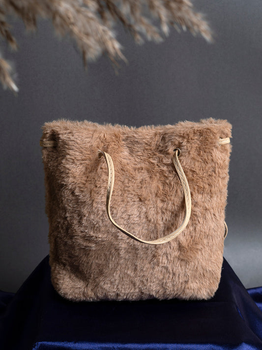 Ecru Elegance Beige Tote Bag