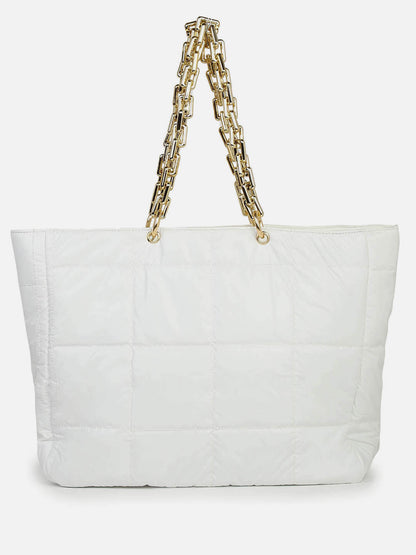 Marshmallow White Tote Bag