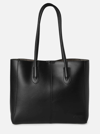 Dark Dynamite Black Tote Bag With Pouch Set