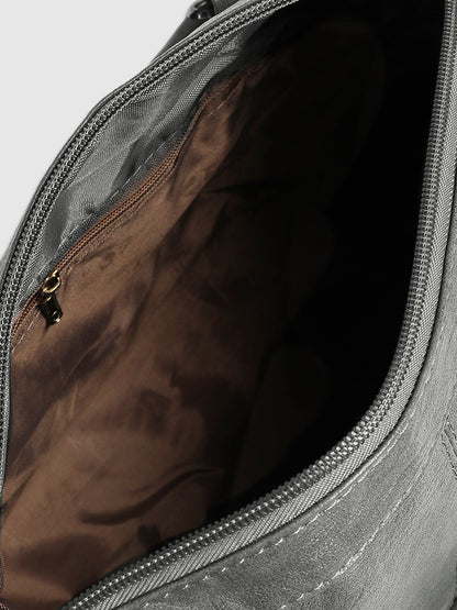 Studded Handbag - Grey