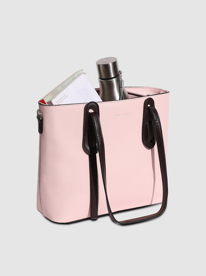 On The Go Tote Bag - Baby Pink