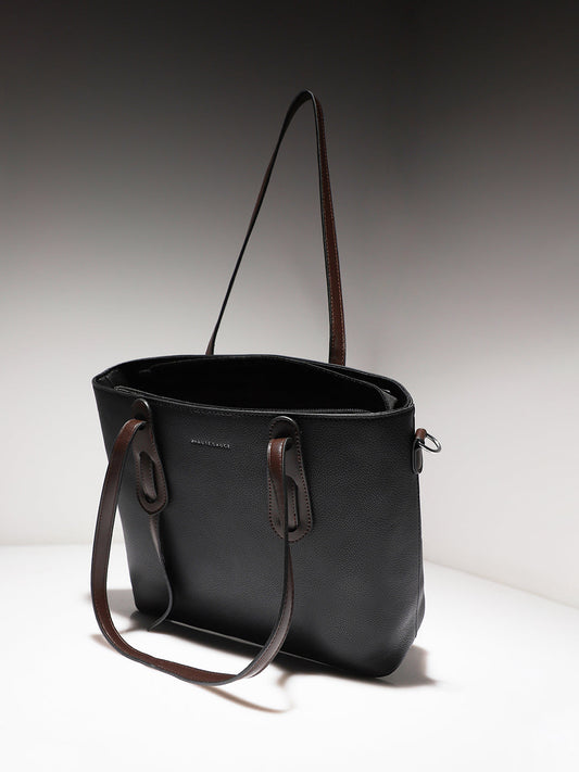 On The Go Tote Bag - Black