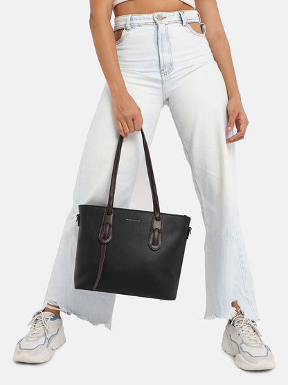 On The Go Tote Bag - Black