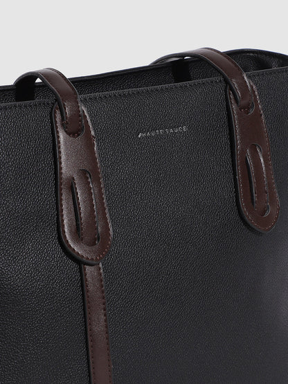 On The Go Tote Bag - Black