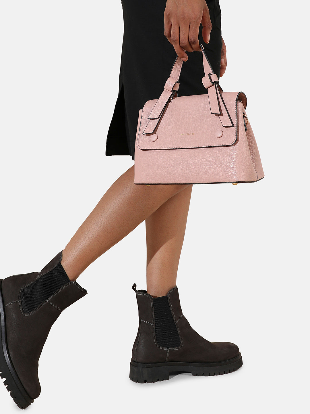 Structured Essential Handbag - Light Pink