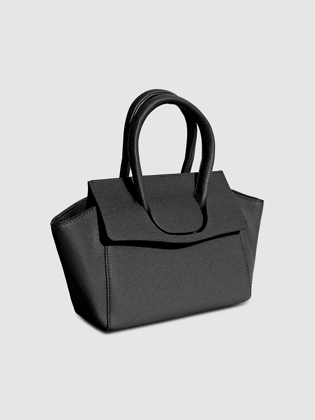 Over The Flap Mini Handbag - Black