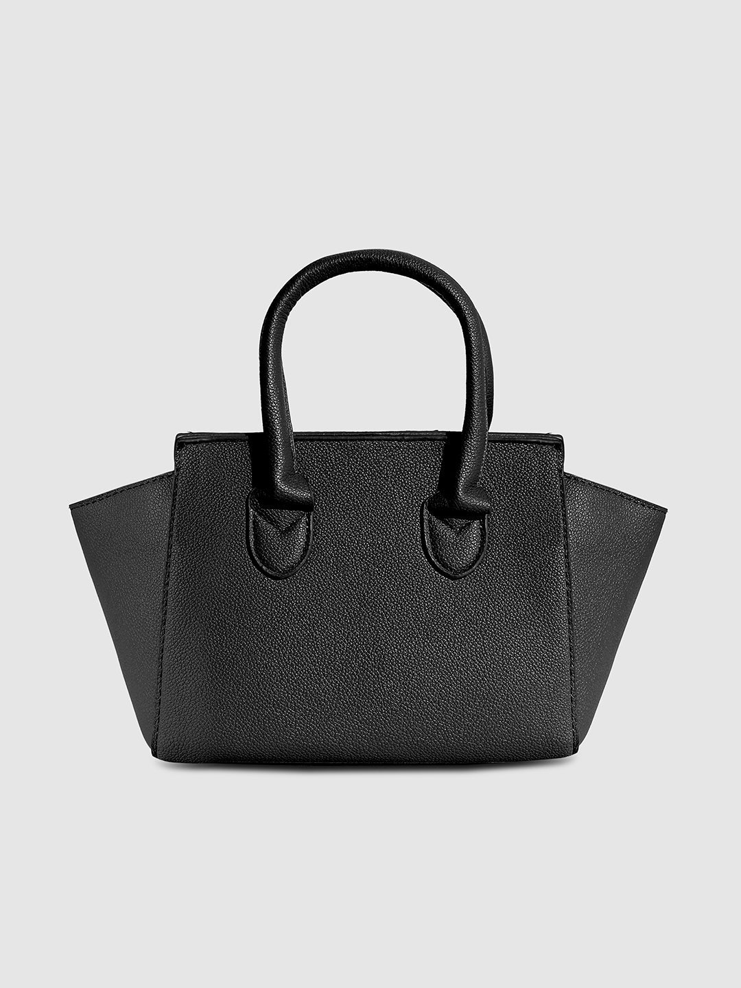 Over The Flap Mini Handbag - Black