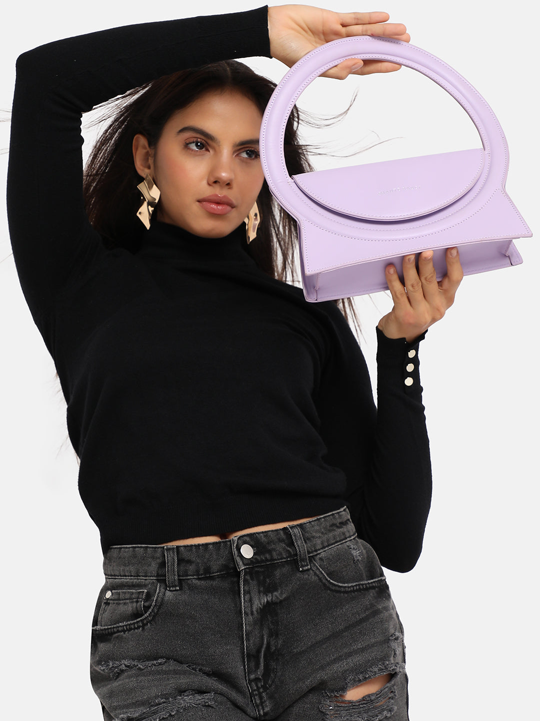 Halo Handbag - Lilac