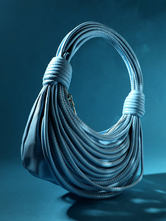 Wire Handbag - Light Blue