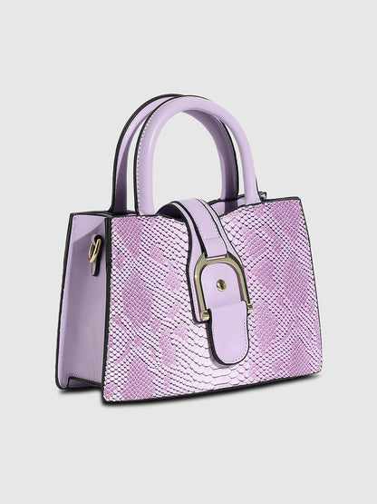 Ombre Scale Handbag - Purple