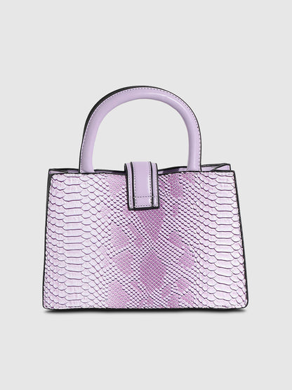 Ombre Scale Handbag - Purple